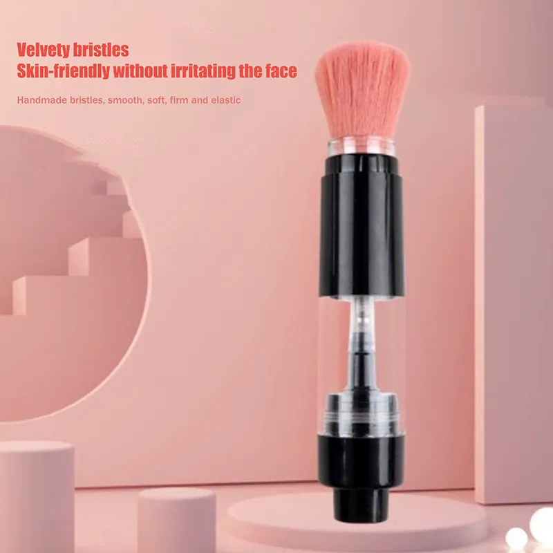 Multi-functional Push-on Spray Powder Brush Refillable Powder Brush Cosmetic Powder Brushes Foundation Blush Brush Makeup Tools