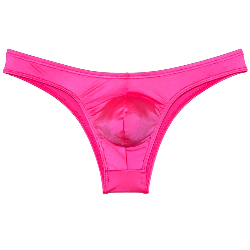 Silky Smooth Bikini Briefs Men's Enhance Pouch Micro Underwear Slip Sexy Beach Briefs Breathable Sissy Panties Pool