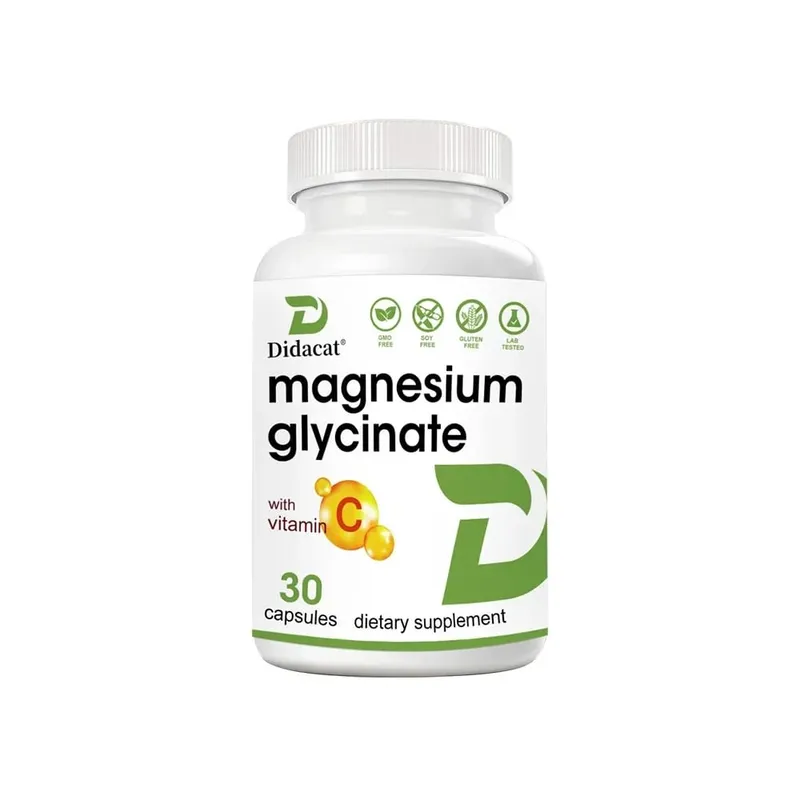 Magnesiumglycinat 1000 mg 120 vegetarische Kapseln – hochreines Spurenelement für die Gesundheit von Muskeln, Gelenken, Herz und Verdauung