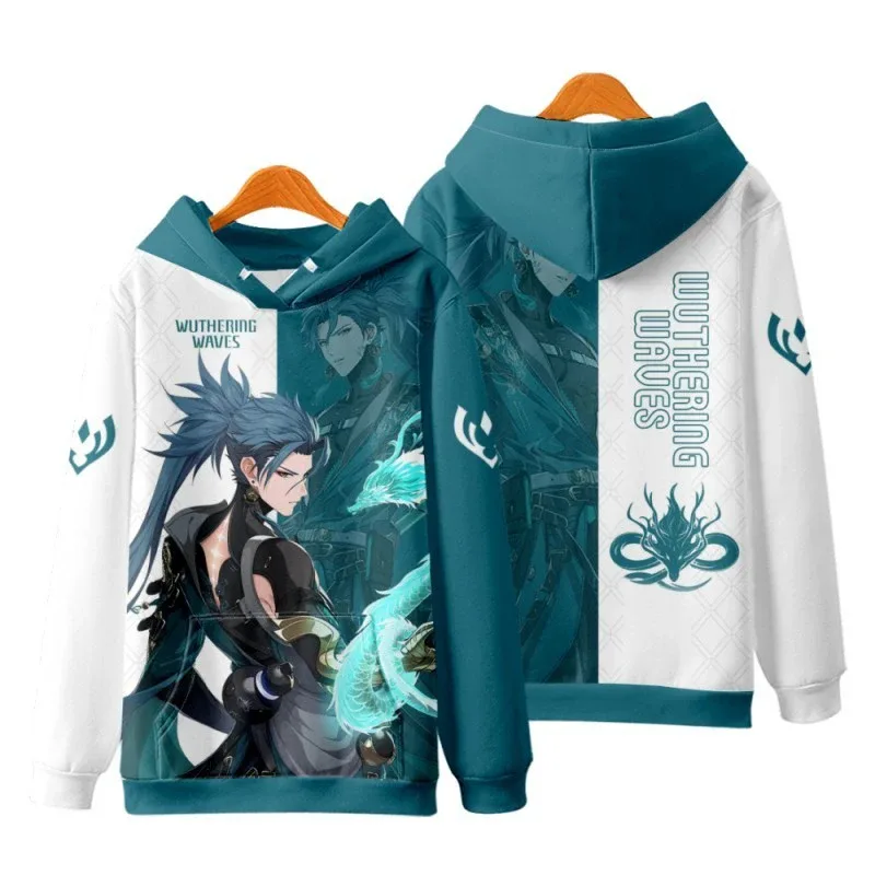 Game Wuthering Waves Cosplay Hoodies 3D Phrolova Print Men Women Anime Sweatshirt Autumn/Winter Hoodie Casual Y2k Tracksuit Coat