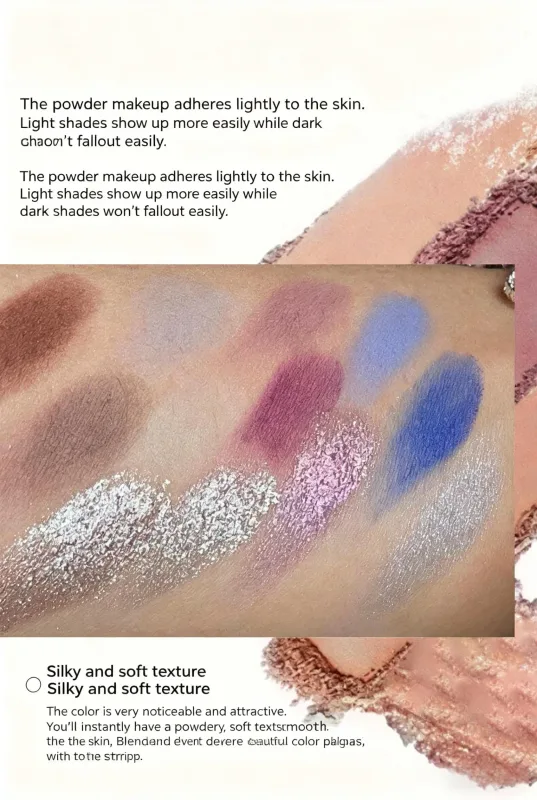 78 Colors Professzionális szemhéjpúder paletta Book Design All In One sminkkészlet Shimmer Matt Highlighter Contour Blush ajakfény Cos.