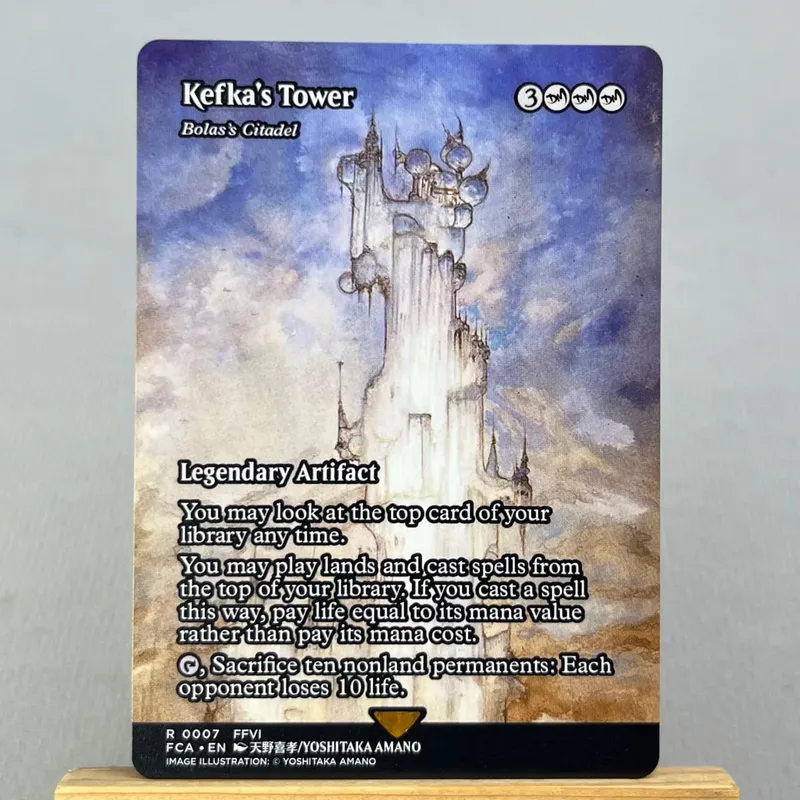 FIN FCA FIC HOLO14-Ⅰ02 Tcg Proxy Cards Vivi Ornitier Summon Bahamut Rhystic Study Y'shtola Night's Blessed