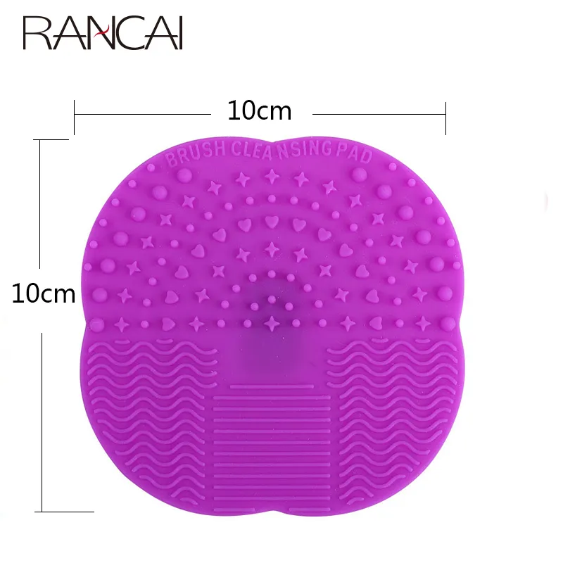 1Pcs Small Size Silicone Sucker Brush Cleaning Mat Make up Brush Cleaner Cosmetic Clean Tools For Makeup Brushes
