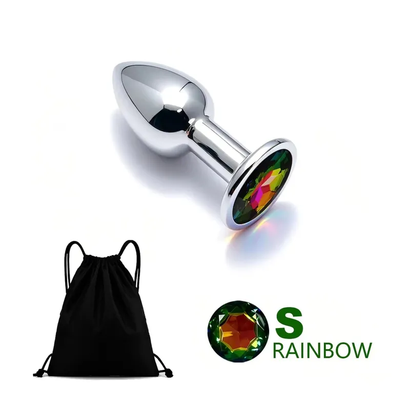 5 Size Metal Anal Plug Butt Plug Sex Toy Butt Toy for Women Men Couples Adult Game Masturbator Anal Diamond Sex Toys