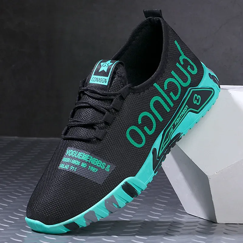 2025 Heren Vulcaniseer Schoenen Ademend Lichtgewicht Sneakers Outdoor Mesh Zwarte Schoenen Atletische Jogging Tenis Wandelschoenen Man