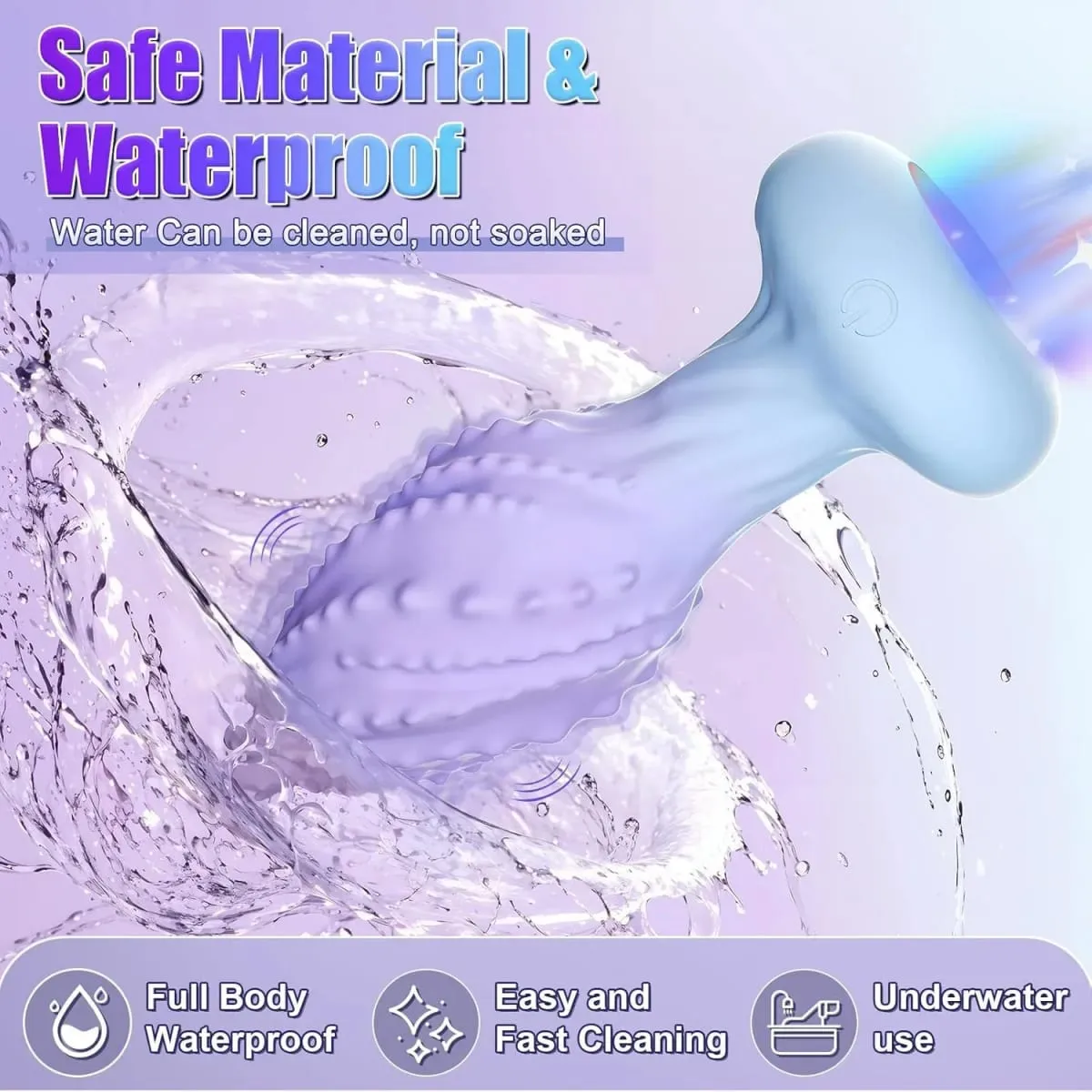 Anal Plug Sex Toys 360° Rotation Butt Plug Vibrator With LED Light UP Remote Control Men Prostate Massager for Women Masturbator