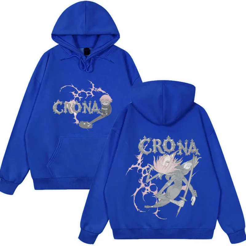 Japanese Anime Soul Eater Crona Funny Hoodies Men's Women Clothing Fashion Oversized Streetwear Casual Long Sleeve Fleece Wears