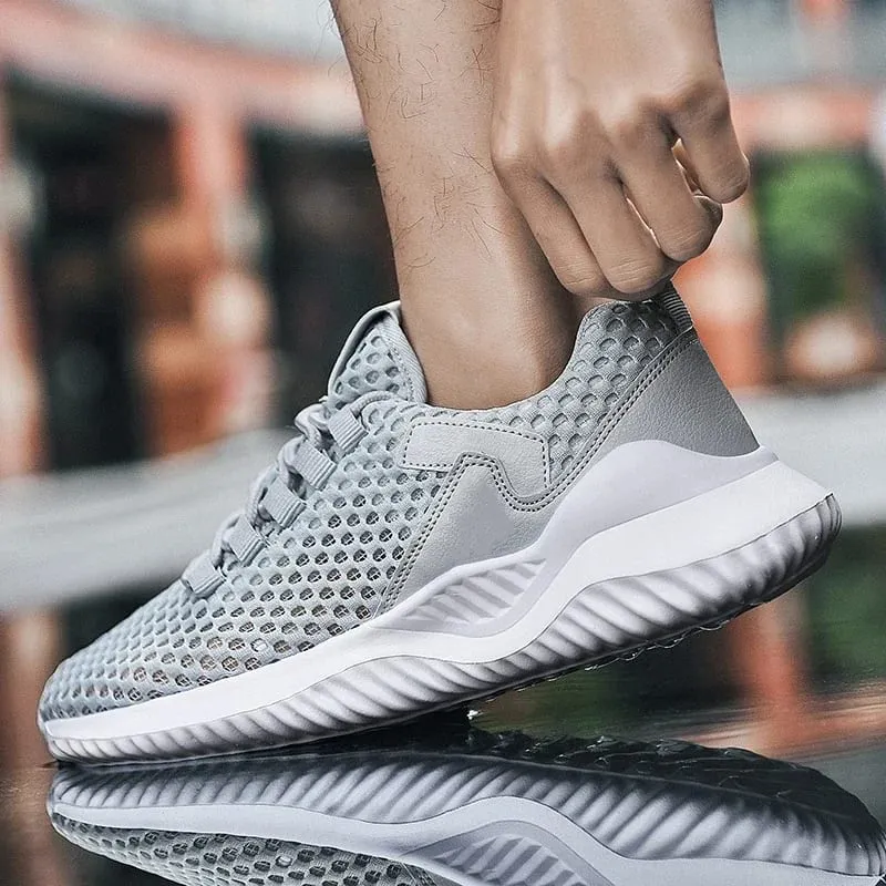 Men Women Casual Walking Shoes Retro Breathable Mesh Sneakers Comfortable Daily Work Footwear Non Slip Tennis Shoes EU 36-46