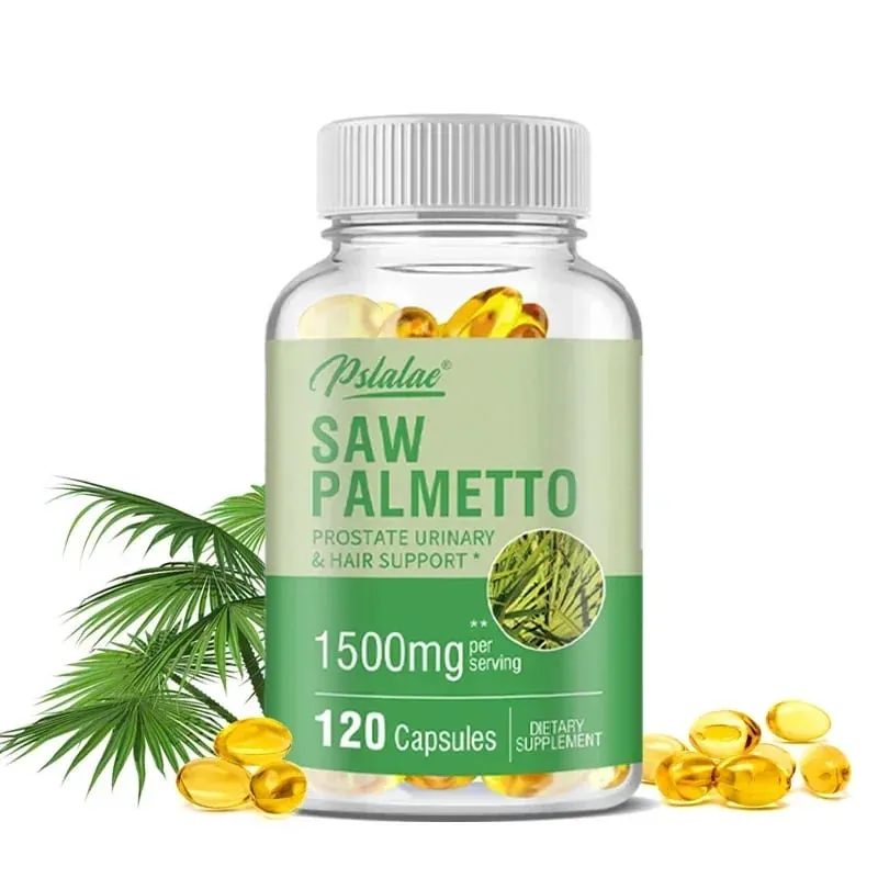 Premium Saw Palmetto - Menggalakkan Kesihatan Prostat Lelaki Mencegah Rambut Gugur Melegakan Kerap Kencing dan Menggalakkan Kecergasan