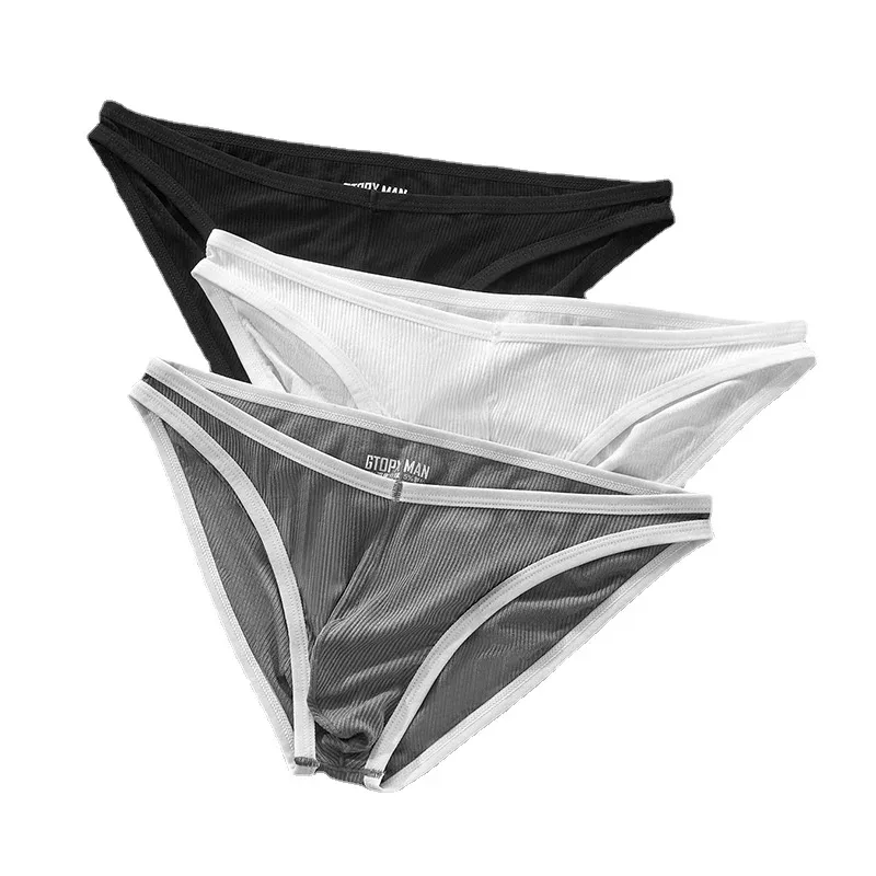 Panlalaking Single Layer Brief na Ultra Manipis na U Convex na Supot na Kasuotang Panloob na Nakakahinga ng Kahalumigmigan Sexy Summer Panties — image 8