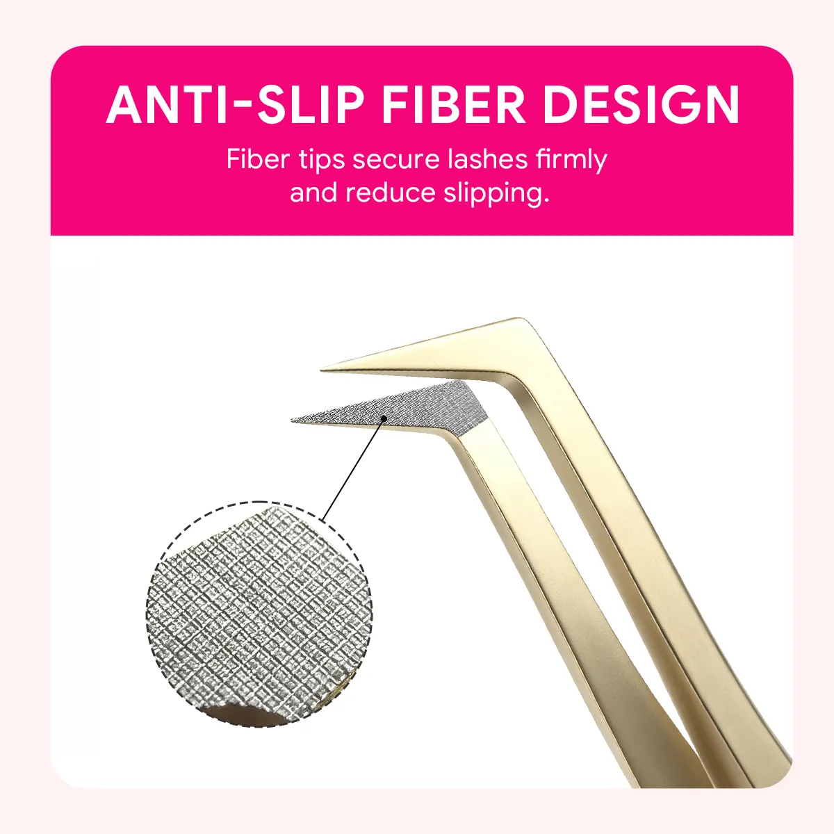 Precision Lash Applicator Tweezers for Eyelash Extension Cluster Lashes False Eyelash Stainless Steel Salon Makeup Tool