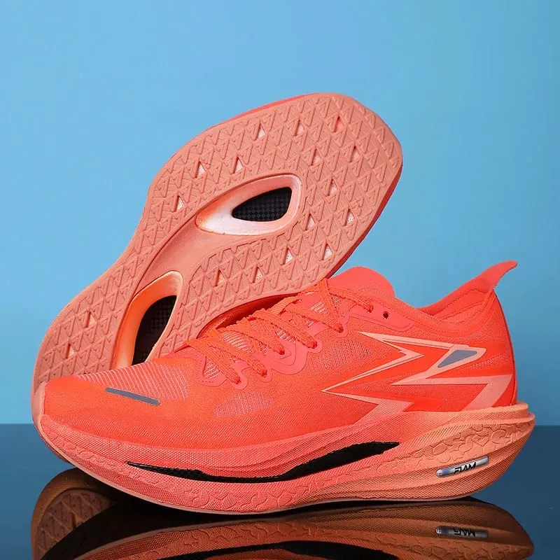 Men Running Shoes Nonskid Sneakers Board Marathon Athletic Sports Breathable Speciality Women's Comfortable Carbon Lightweight — image 9