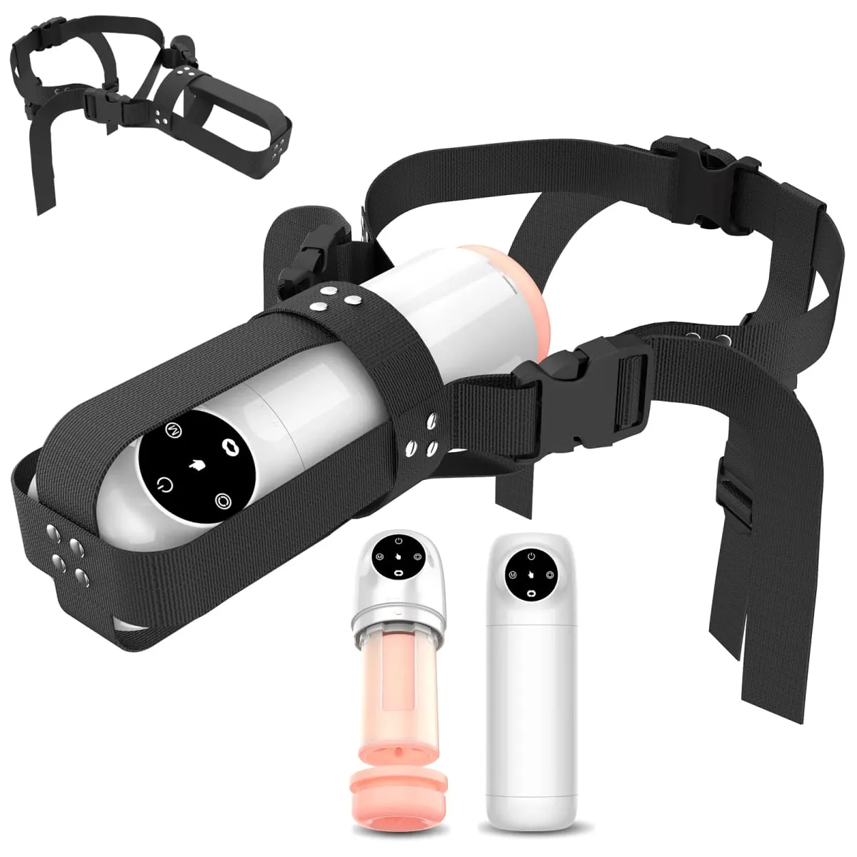 Automatic Rotating Male Masturbation Device - Sucking and Licking Sex Toy 100% Waterproof Penis Pump - Water-Filled Adult Male