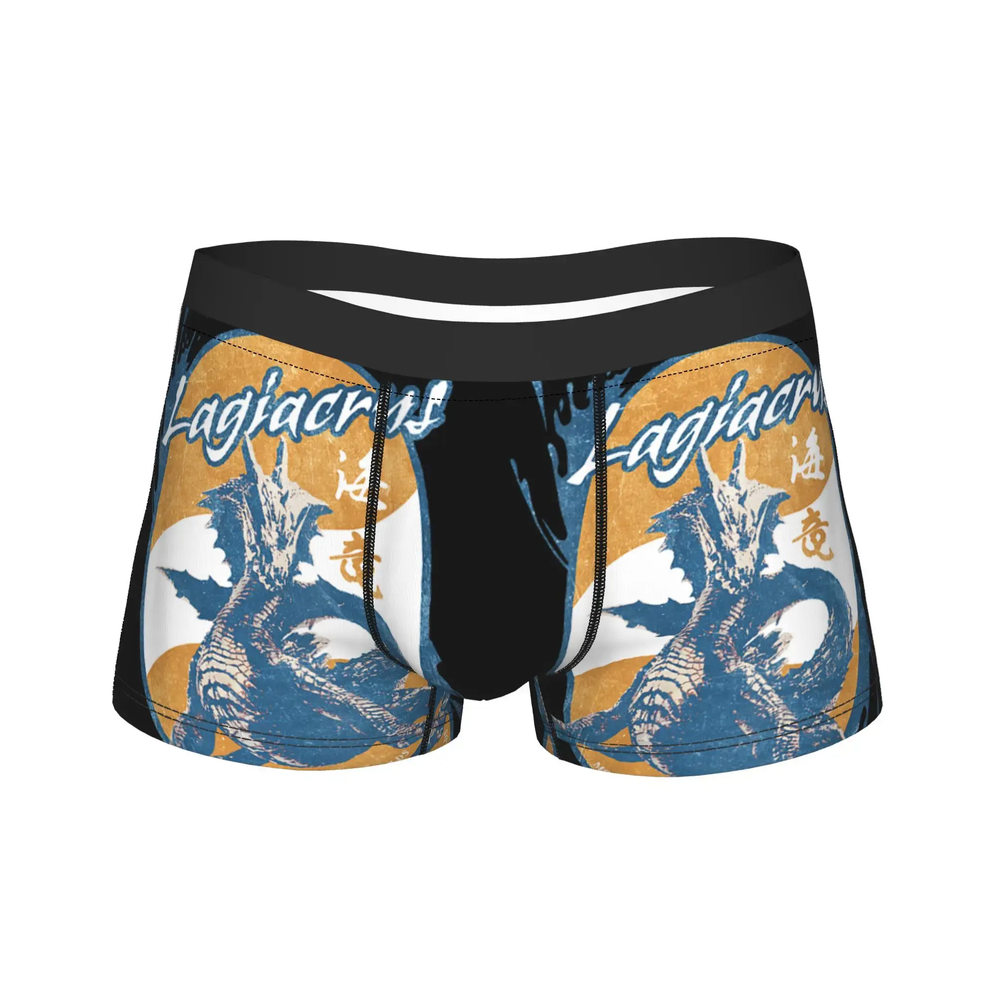 Wilds Lagiacrus BP Monster Hunter Underpants Breathbale Panties Men's Underwear Ventilate Shorts Boxer Briefs