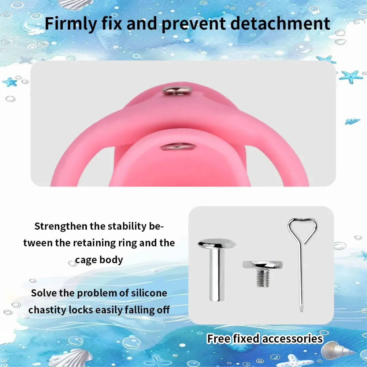 Silicone Penis Cage Male Dick Bondage Chastity Belt Dildo Lock For Cock Anti-Escape Sex Toys For Men Erotic Accessories