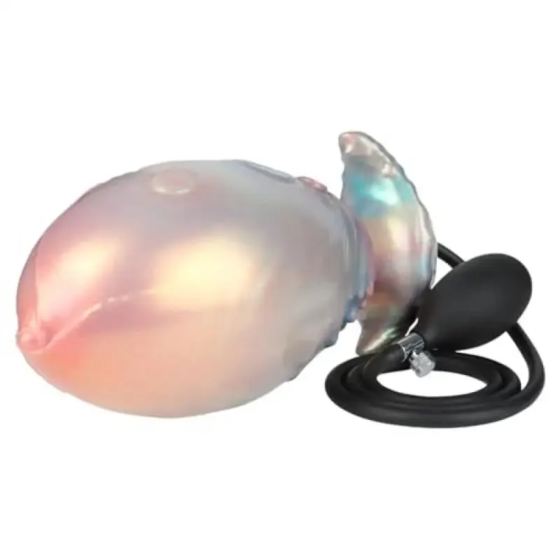 Monster Dildo Inflatable Tentacle Fantasy Anal Plug With Adjustable Thickness Curve Base Thick Inflatable Sex Toys For Women Men
