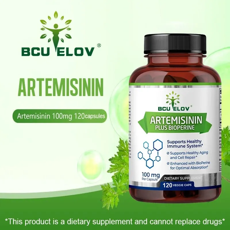 High Absorption Artemisinin 100 Mg Maximizes Nutrient Absorption Supports Cellular Repair and Immune Enhancement 120 Capsules