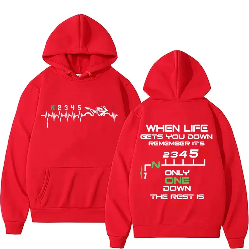 Nuevo 1N23456 sudaderas con capucha de latido del motorista para motocicleta para mujeres y hombres, sudaderas con capucha deportivas informales para otoño e invierno para mujeres