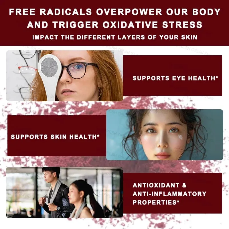 Astaxanthin Capsules For Skin Health Delay Aging Relieve Eye Fatigue Protect Vision Enhance Endurance Promote Exercise Recovery