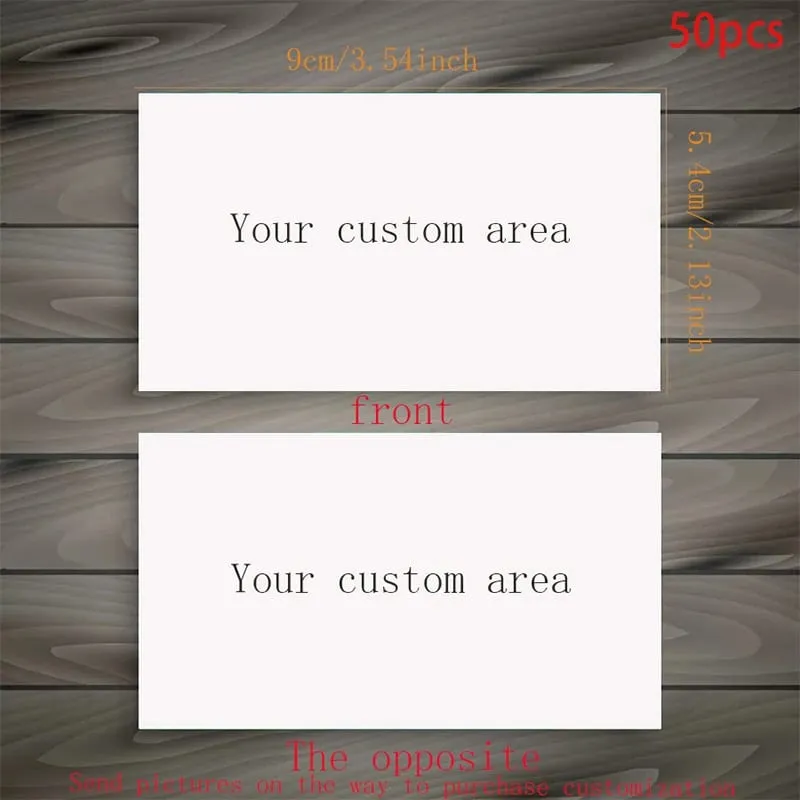 10-200pcs Customized Premium Business Cards High Quality Printed Invitation Cards Greeting Cards Postcards Personalized Gifts