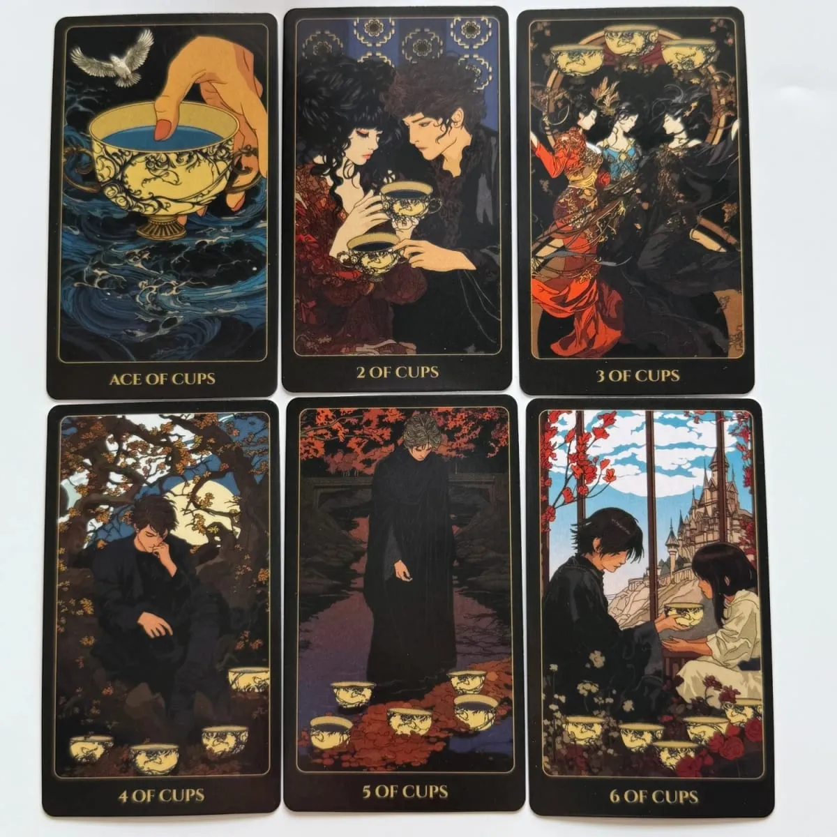 Ukiyo Tarot Cards English Visions 78 Deck Board Playing Games