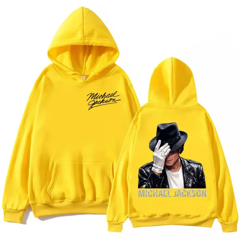 Limited Michael Jackson Classics Hoodie Men Women Fashion Punk Rock Pullovers High Quality Fleece Long Sleeve Hooded Sweatshirts