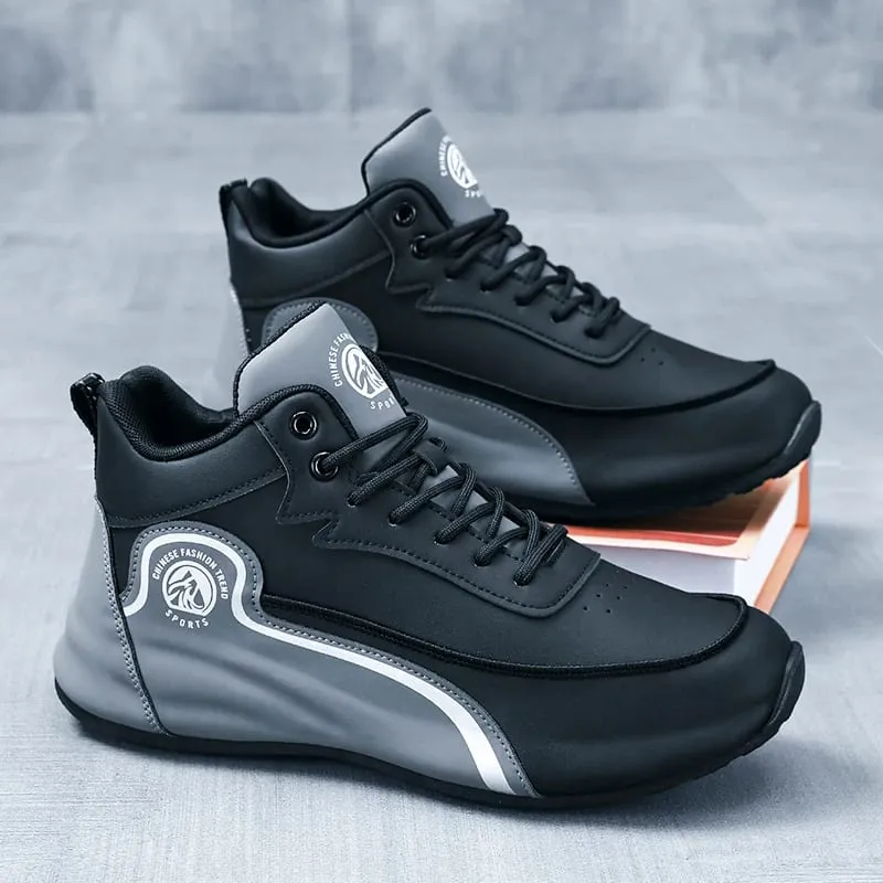 Men'S Shoes New Casual Sneakers Shock-Absorbing Breathable Running Shoes Men'S Wear-Resistant Thick-Soled Skate Shoes