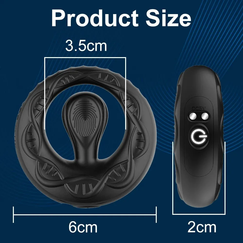 APP Control Penis Ring for Men Delay Ejaculation 9 Vibration Modes Lock Penisring Cockring Sex Toys for Couples Adult Goods