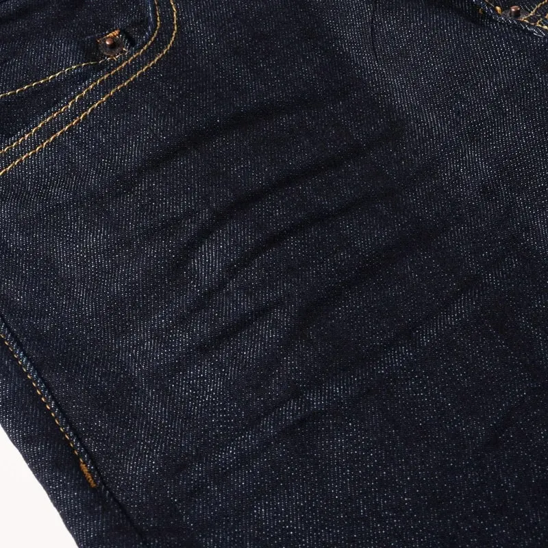 Men Deep Blue Vintage Washed Skinny Jeans Mid Waist Wrinkle Stretch Slim Fit Denim Casual Long Trousersy2k