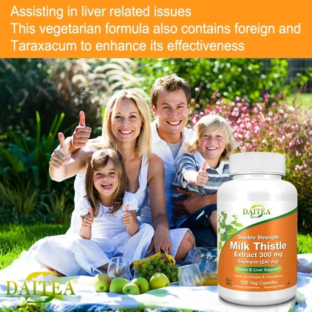 Liver Health Detox Cleanse Supplement | Artichoke Extract Milk Thistle & Dandelion Support A Healthy Liver Detoxify