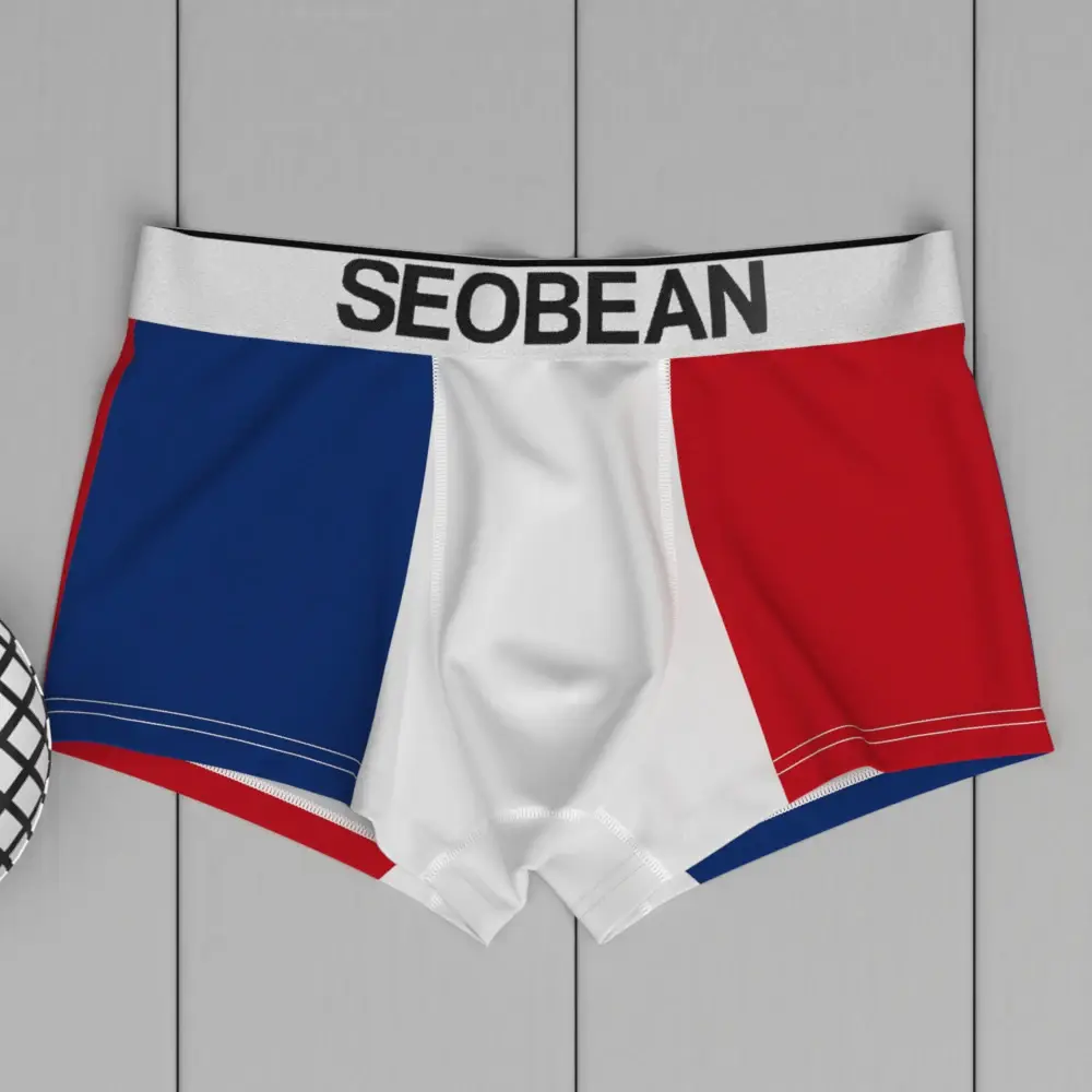 Men's Sexy National Flag Boxer Briefs Underwear New Coming Comfortable Waistband Breathable Fabric