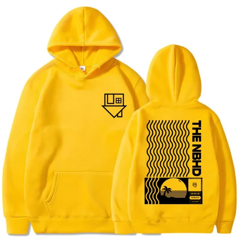Album Wiped Out Printing Hoodies NBHD The Neighbourhood Band Sweatshirts LongSleeve Hooded Pullovers environmental protection