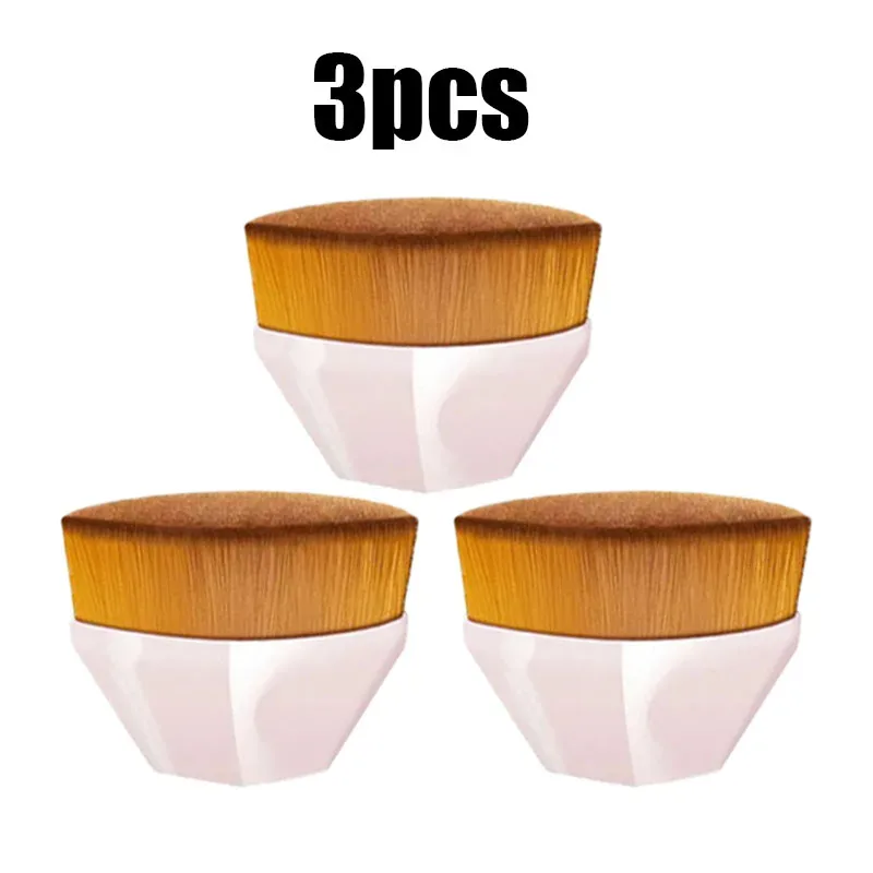 1/2/3/4pcs Makeup Brush Beauty Powder Face Blush Brushes Portable Professional Foundation Brush Cosmetics Soft Base Make Up