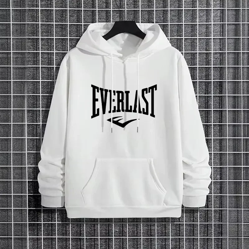 Everlast Hoodie Boxing Fitness Gym Sport Streetwear Motivational Aesthetic Oversized Casual Sport Sweatshirts