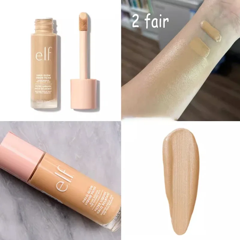 ELF Skincare Products Pre Makeup Gel Gel Green Primer 75ml Exfoliate Clean Pores Makeup Setting Spray Liquid Foundation Fair 0.5