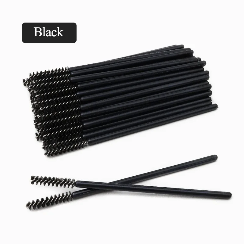 50/100pcs Disposable Mascara Wands Eyelash Spoolies Brushes Micro Lash Extension Tool Makeup Beauty Cosmetic Supply