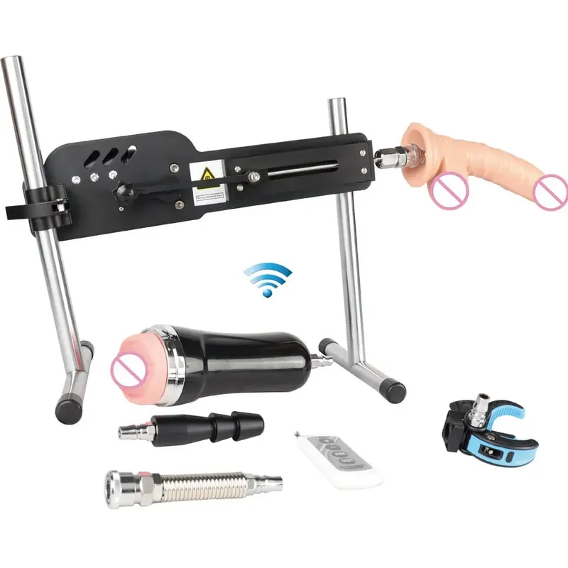 Máquina sexual mejorada con Control remoto, máquina de amor súper silenciosa, Ultra ajustable, Vac U Lock, 30db, 70W, con Big D gratis