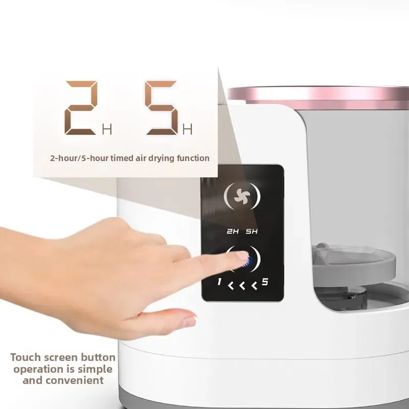 Portable Electric Makeup Brush Washing Machine Touch Timing Panel Fast Clean Air Dry Fit Brushes Desktop Beauty Tool Cleaner — image 2