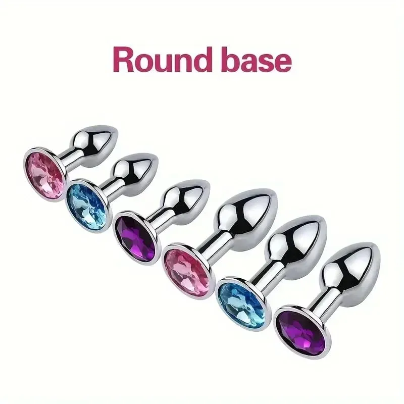 2026 Hot Metal Anal Plug Jewelry Base Beginner anal plug Plug Adult Toy Tail Female/Male Dildos Sex Toy Couples Adults Game
