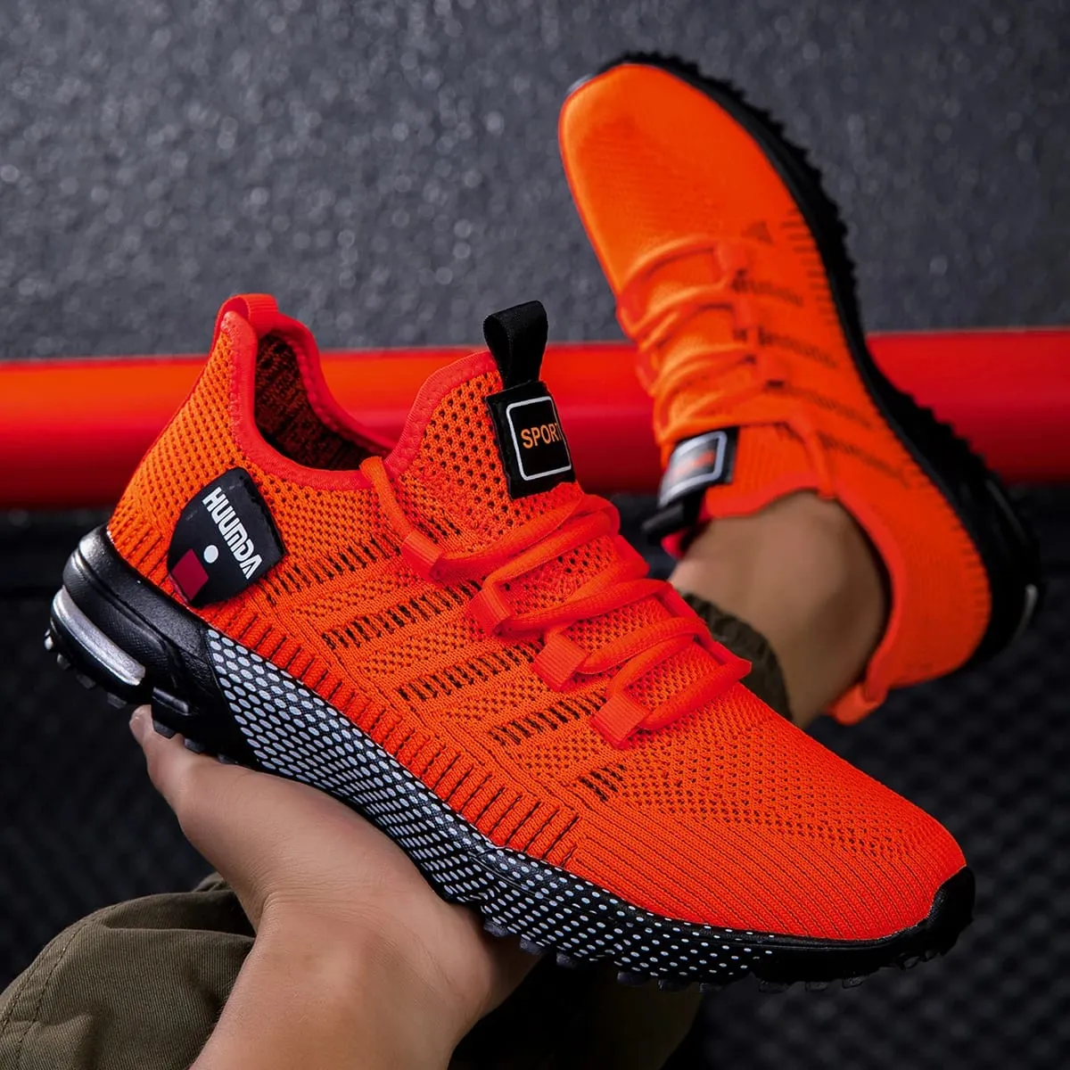 Summer Men Sneakers Lightweight Breathable Outdoor Casual Running Shoes Fashionable Tennis Training Shoes Men's Shoes