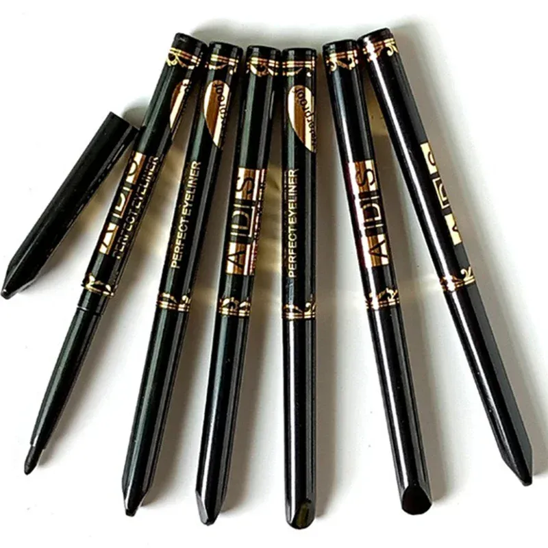 Automatic Gel Eyeliner Pencil Waterproof Long Lasting Black Eye Liner Twist-Up No Sharpening Easy Glide Makeup for Women
