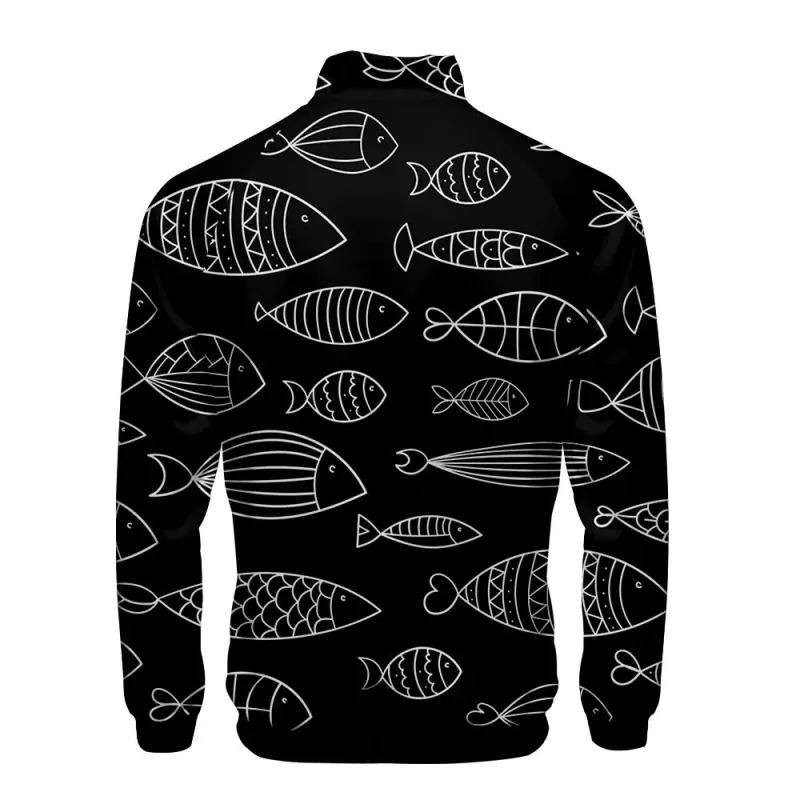 Popular Marine animals dolphin 3D Print Zipper Raglan Jacket Windbreaker Boys/Girls Comfortable Stand Collar Jackets Coats
