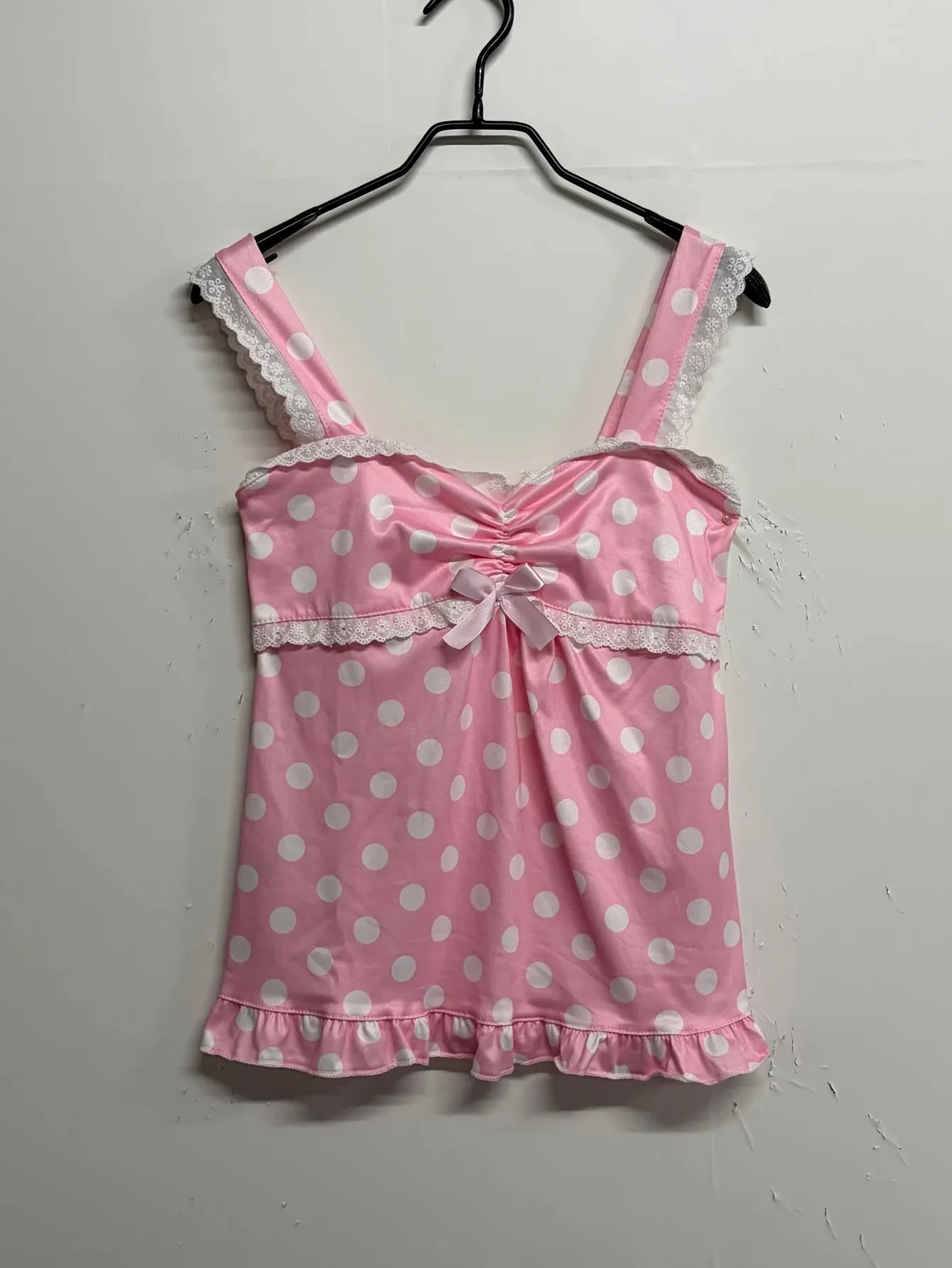 Y2k Women Summer Goth Print Sweet Tank Top Harajuku Sleeveless Crop Off Shoulder Strap Camisole Baby Tees Vest 2000s Clothes — image 3