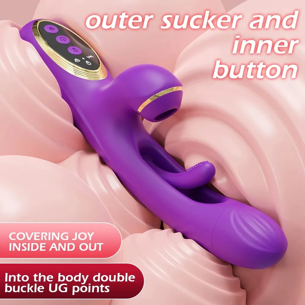 Sucking Flapping Vibrator for Women Clitoris G Spot Stimulator Dildo Tapping Vagina Massager Vibrating Adult Female Sex Toys 18+