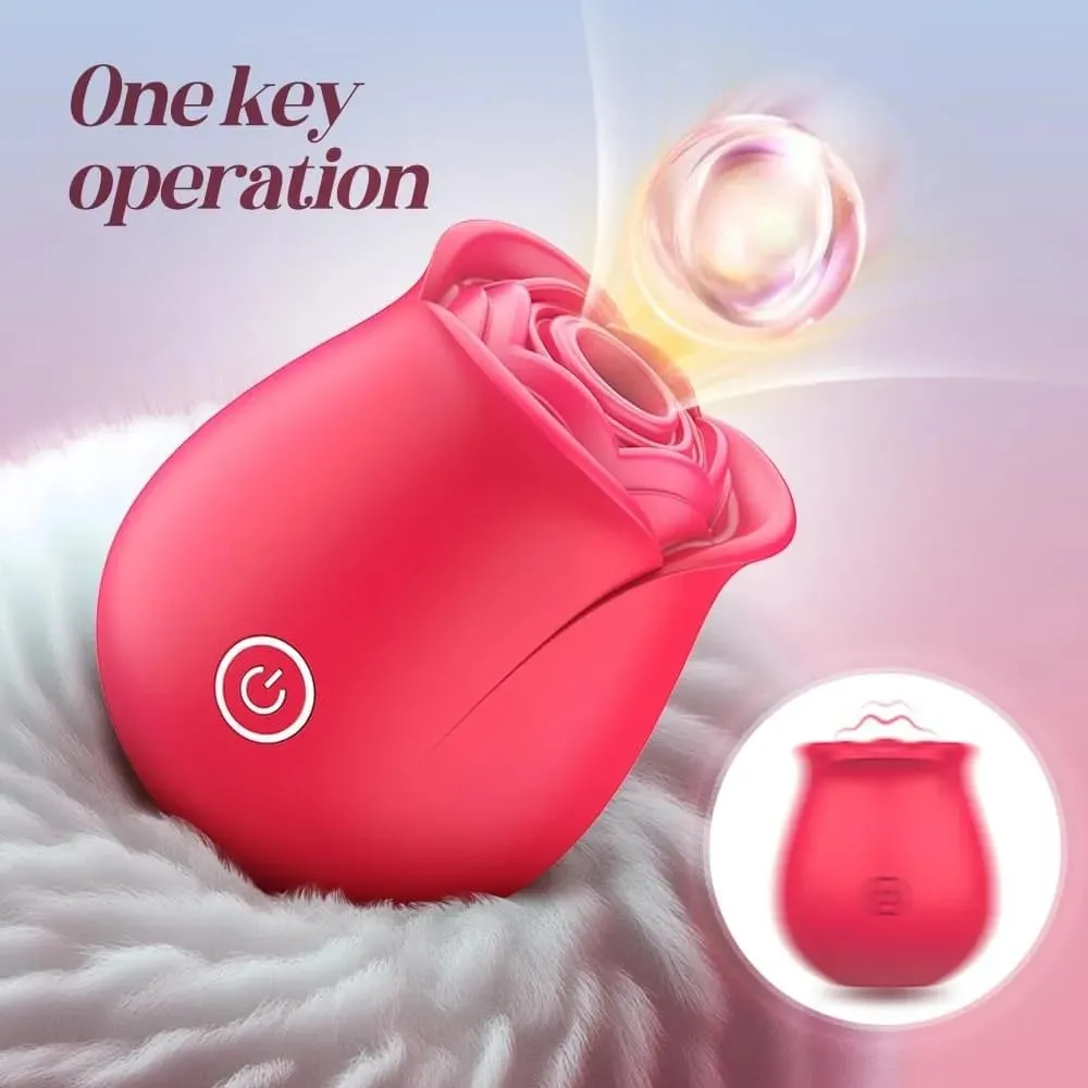 2IN1 Sucking Vibrator 9 Vibrating Sucking Sex Toy Anal Dildo G spot Clitoral Nipple Stimulator Female Couple Rose Sex Toys Games