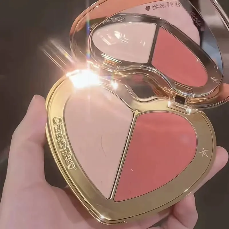 Charlotte Tilbury Setting Powder Compact Lip Gloss Foundation Two-tone Blush Eyeshadow Palette Lightweight Delicate Long-lasting