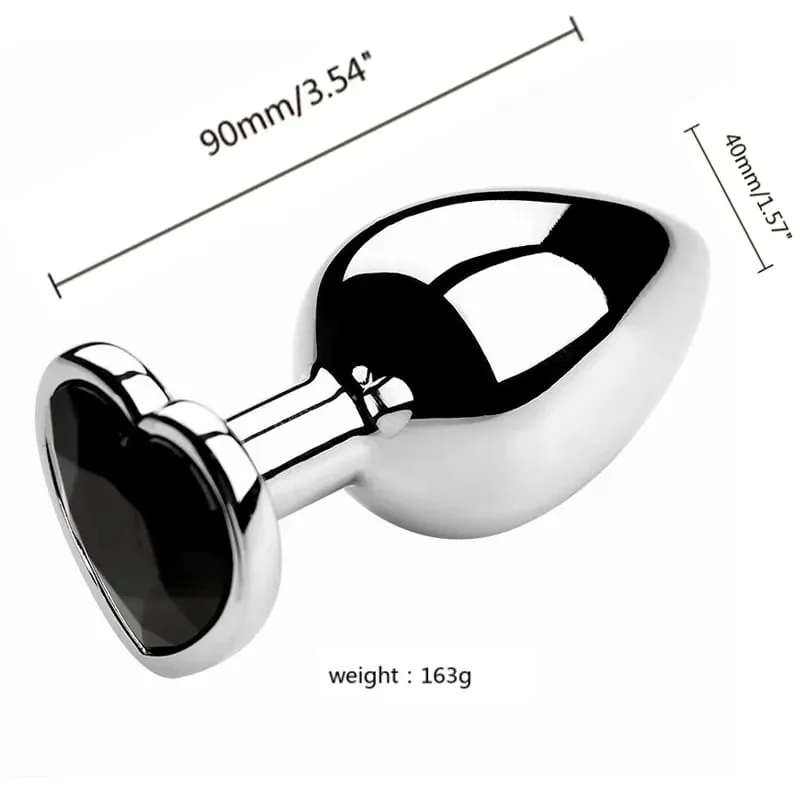S/M/L Metal Anal Plug Butt Plug Sex Toy Butt Toy for Women Men Couples Gay Adult Game Masturbation Anal Diamond Sex Shop