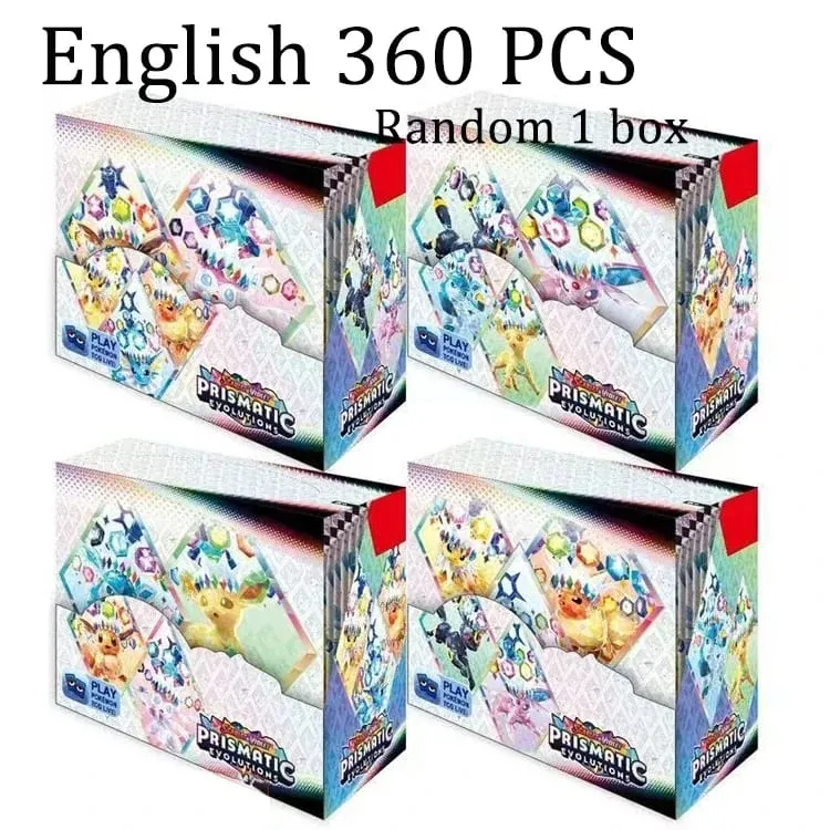 Pokémon PRISMATIC EVOLUTIONS SURGING SPARKS SCARLET&VIOLE 151 Booster Display Box Pokémon Booster Cards Játékkártyák