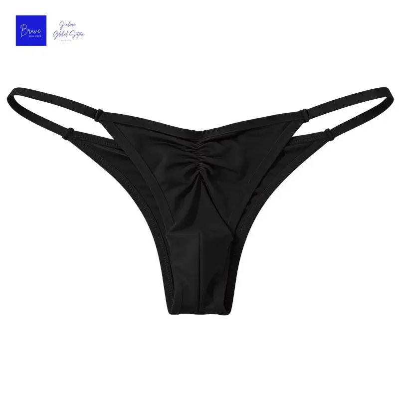 Pánská ledová hedvábná tanga kalhotky velikosti US Sexy G-String prodyšné bezešvé tričko se zády Sportovní fitness spodní prádlo Velké velikosti