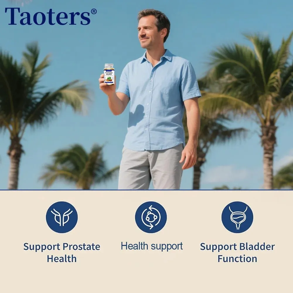 Saw Palmetto Capsules with Magnesium Citrate and Zinc Help Maintain Male Urinary Tract Health and Prostate Health